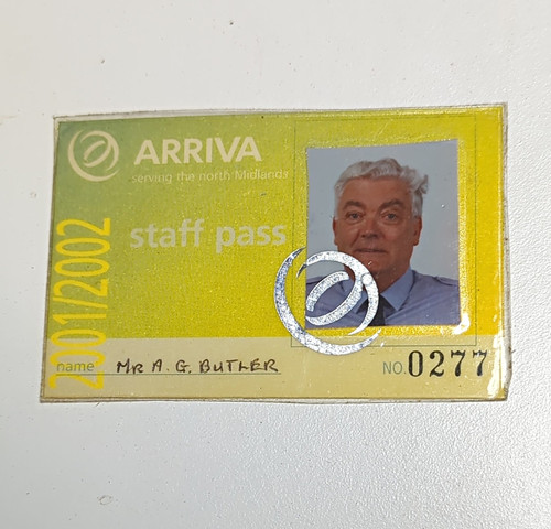 Arriva midlands staff pass - arriva,