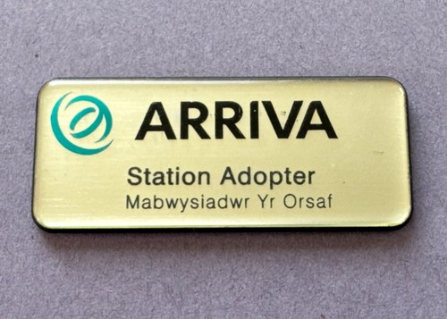 Arriva station adopter badge - arriva,