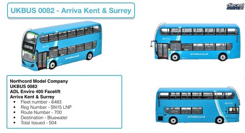 Ukbus 0082 arriva kent - kent, &