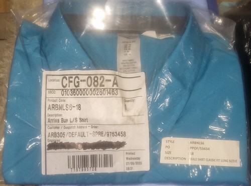 Arriva bus uniform green long - arriva,