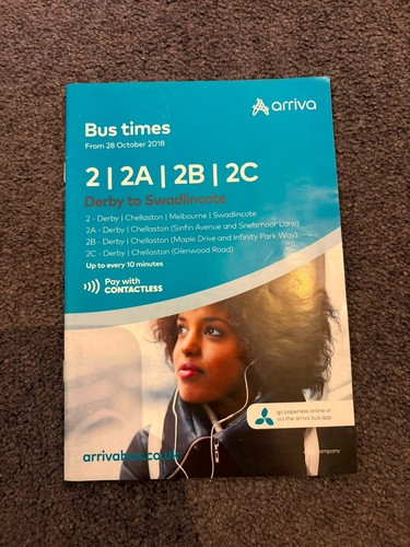Derby arriva bus timetable - derby,